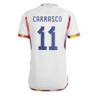 Belgien Yannick Carrasco #11 Fußballbekleidung Auswärtstrikot WM 2022 Kurzarm